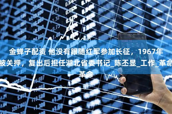 金蝉子配资 他没有跟随红军参加长征，1967年被关押，复出后担任湖北省委书记_陈丕显_工作_革命